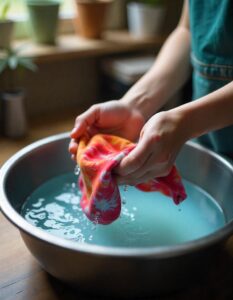 dyed clothes